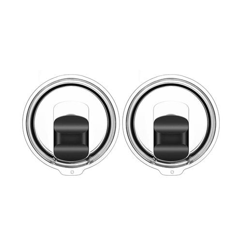 30 oz Tumbler Lids for Yeti, 2 Pcs Replacement Magnetic Spill-Resistant Lids for Yeti 30 oz Tumbler, 14 oz Mug and 35oz Straw Mug with Magnetic Slider Switch, BPA Free