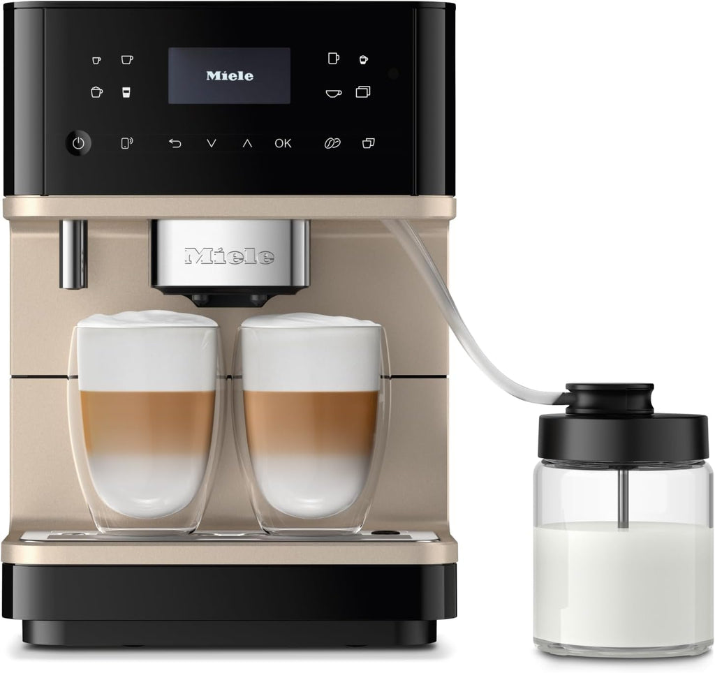 Miele CM 6360 MilkPerfection Automatic Coffee Machine - OneTouch for Two, WiFi-Enabled, Obsidian Black