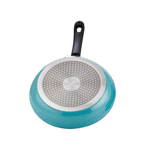 Cook N Home Pots and Pans Nonstick Cookware Set 12-Piece, Kitchen Cooking Set with Frying Pans and Saucepans, Induction Compatible, Turquoise