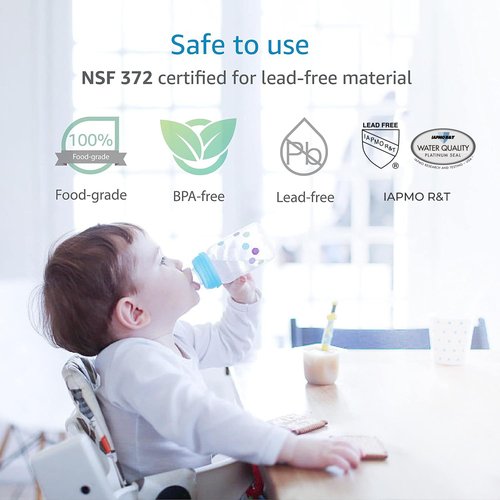 AQUACREST AP5527 Reverse Osmosis Pre and Post Water Filter Cartridge, Replacement for Aqua-Pure AP5527, 5598101, AP-RO5500, APRO5500 Reverse Osmosis System (1 Set), Model No.WF59.