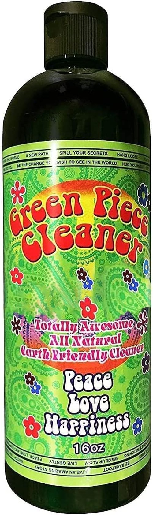 Green Piece® Cleaner - Two of the 16 oz Bottles of Glass Cleaner (Made in USA) - Including a 100% Stainless Steel Reamer - 3 in 1 tool - Excellent for grimey pieces