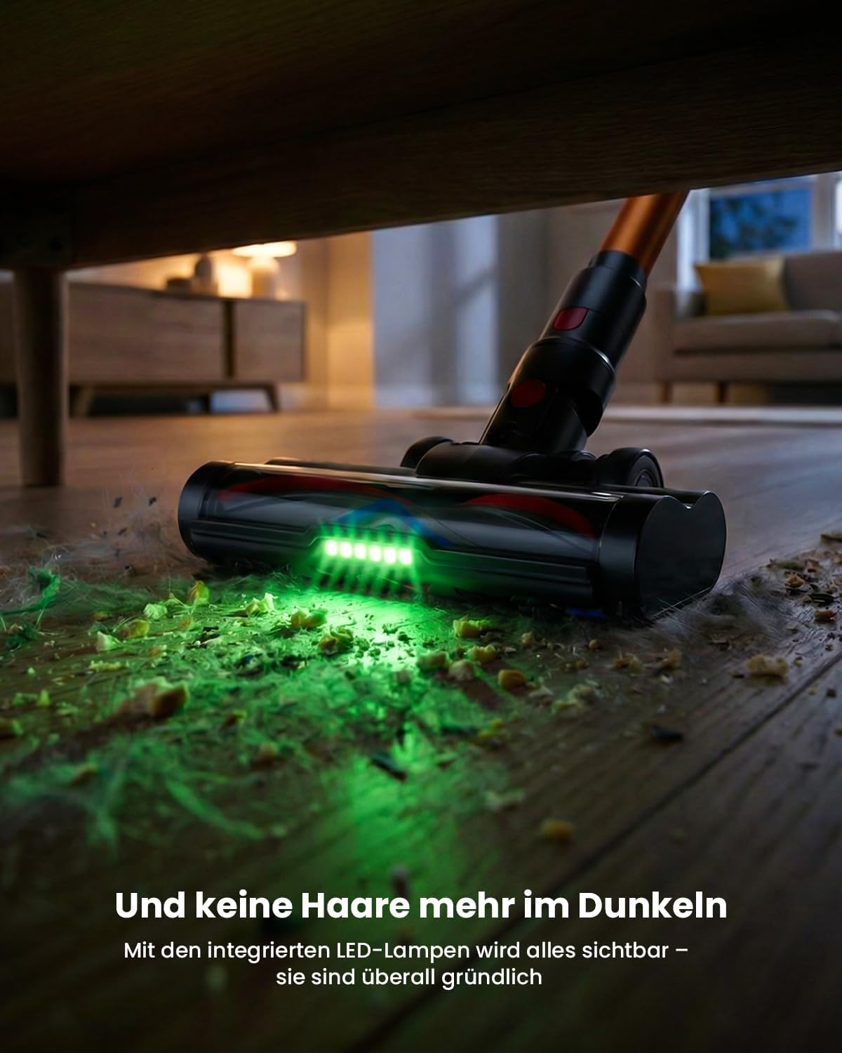 Skiennix Cordless Vacuum Cleaner - 600W Power, 70-Minute Runtime, LED Display, 1.4L Dust Cup | Ideal for Hardwood Floors & Pet Hair