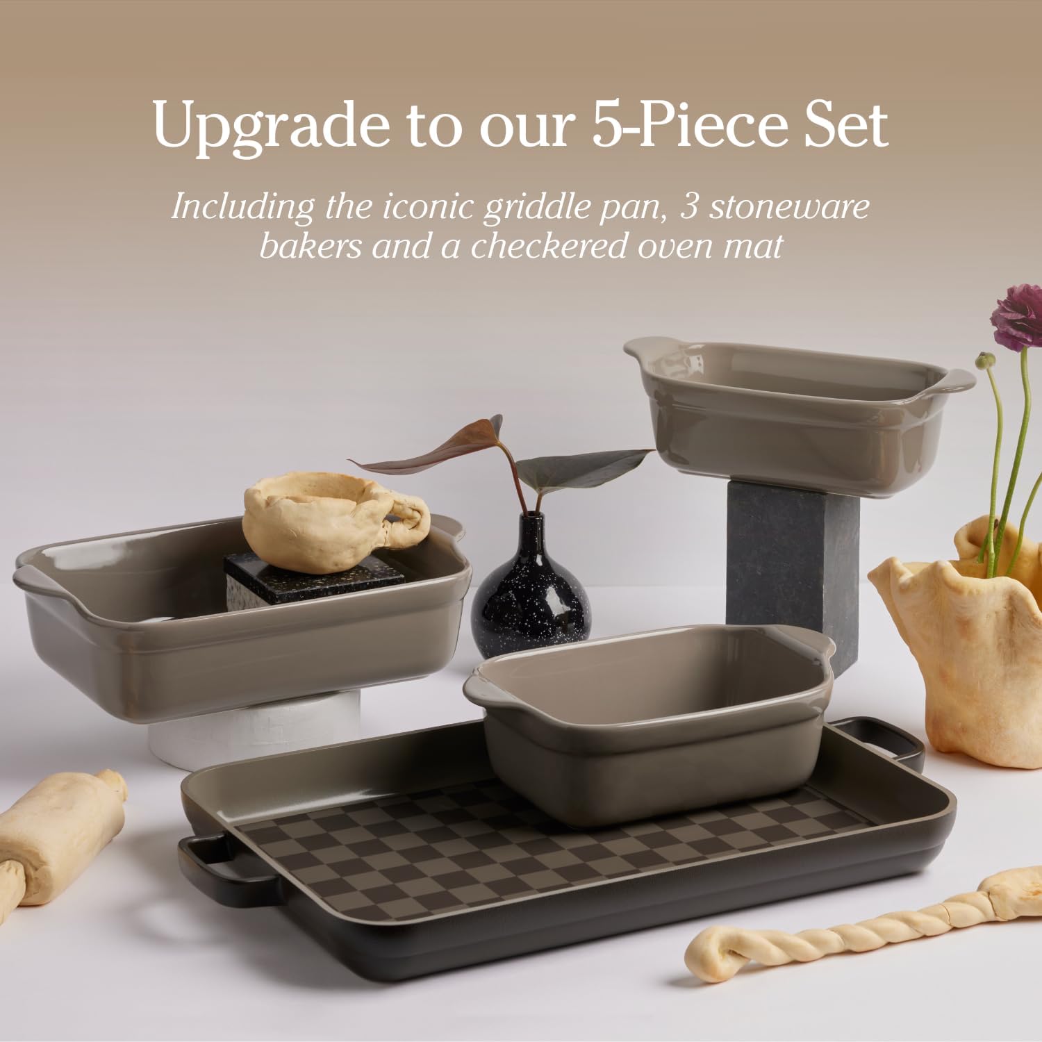 Our Place Griddle Pan - Versatile Nonstick Ceramic Griddle & Sheet Pan | Toxin-Free, Dual-Use Design | 5 Qt Capacity, Oven Safe to 450°F | Char Color