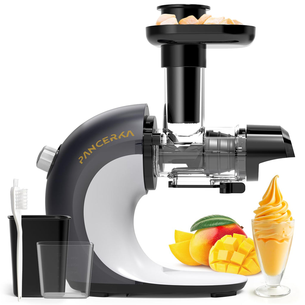 Frozen Fruit Sorbet Maker - Soft Ice Cream Maker for Healthy Vegetarian and Dairy Free Snacks, Easy to Clean
