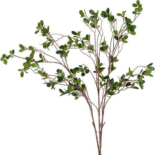 HANDIC 6pcs Faux Stems Artificial Branches for Vase Greenery Stems Faux Branches for Vase Plant Artificial Eucalytus Branches Plants (45"/Each Branch) (6, Green)