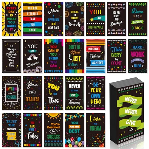 Vantasii 50 Pack Motivational Magnets 2 x 3.5 Inches Inspirational Quotes