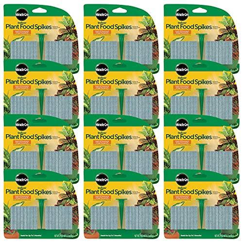 Miracle-Gro Indoor Plant Food Spikes - 48 Count for Houseplants