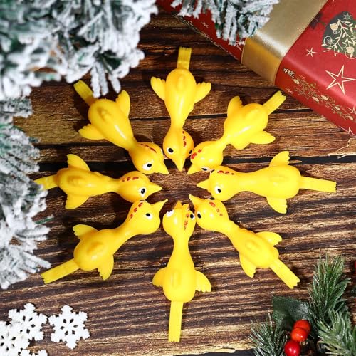 42 PCS Rubber Chicken Slingshot - Fun Party Favors for Kids