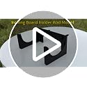 Wall Mount Ironing Board Hanger Rack for T & Y Style, Heavy Duty Black