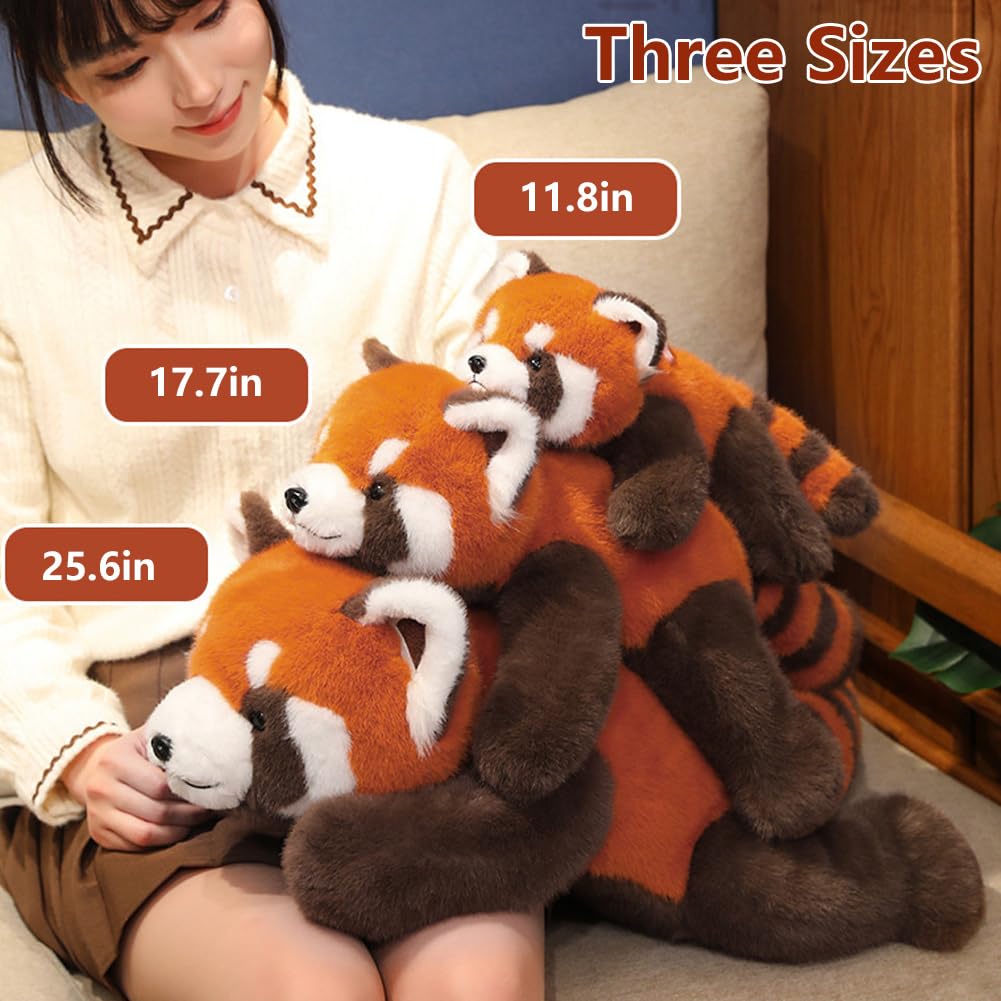 chilsoby Fox Weighted Stuffed Animal Plush, Cute Weighted Plush Animal Super Soft Hugging Pillow Plushie Toy for Kids & Adults Birthday Gifts (Fox, 25.6 inch)