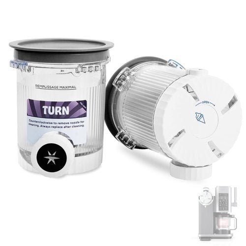 2 Pack Creami Swirl Pints and Lids for Ninja NC700 NC701 Series Accessory,16oz Creami Pint with Ice Cream Makers Compatible for Ninja Swirl Ice Cream & Soft Serve Makers BPA Free & Dishwasher Safe