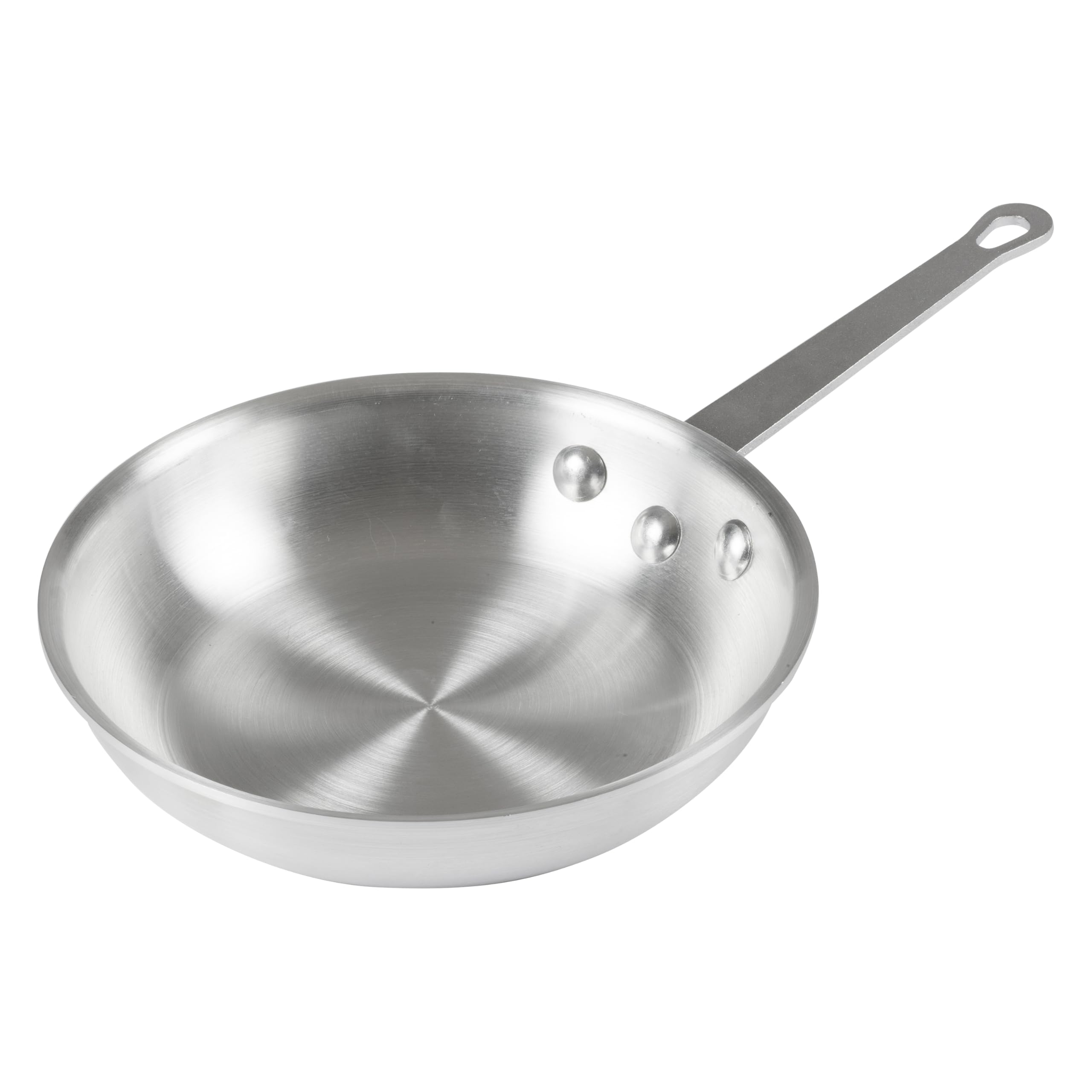 Winco Commercial-Grade Aluminium Fry Pan/Skillet, Natural Finish, 8"