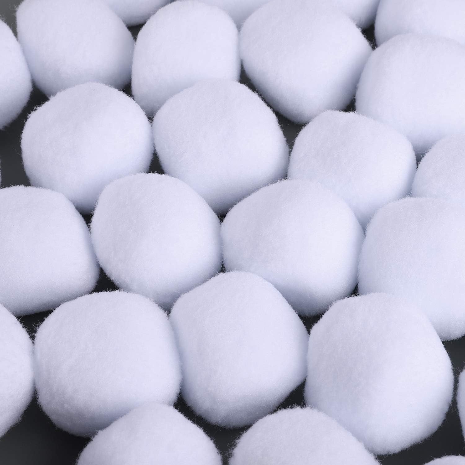 URATOT Snow Toy Balls - 25 Pack of Soft Plush Fake Snowballs for Indoor Winter Fun