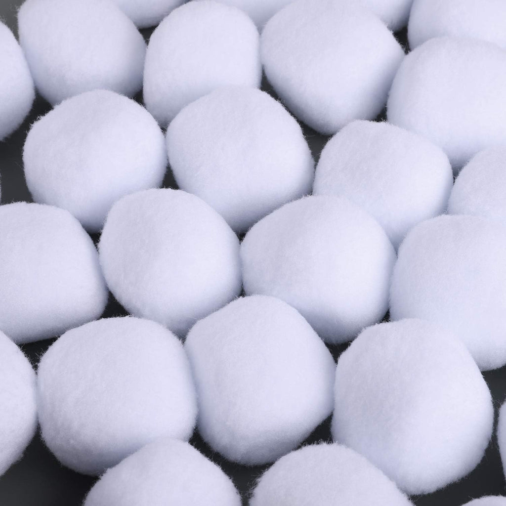 URATOT Snow Toy Balls - 40 Pack Plush Fake Snowballs for Kids | Soft Indoor Winter Fun