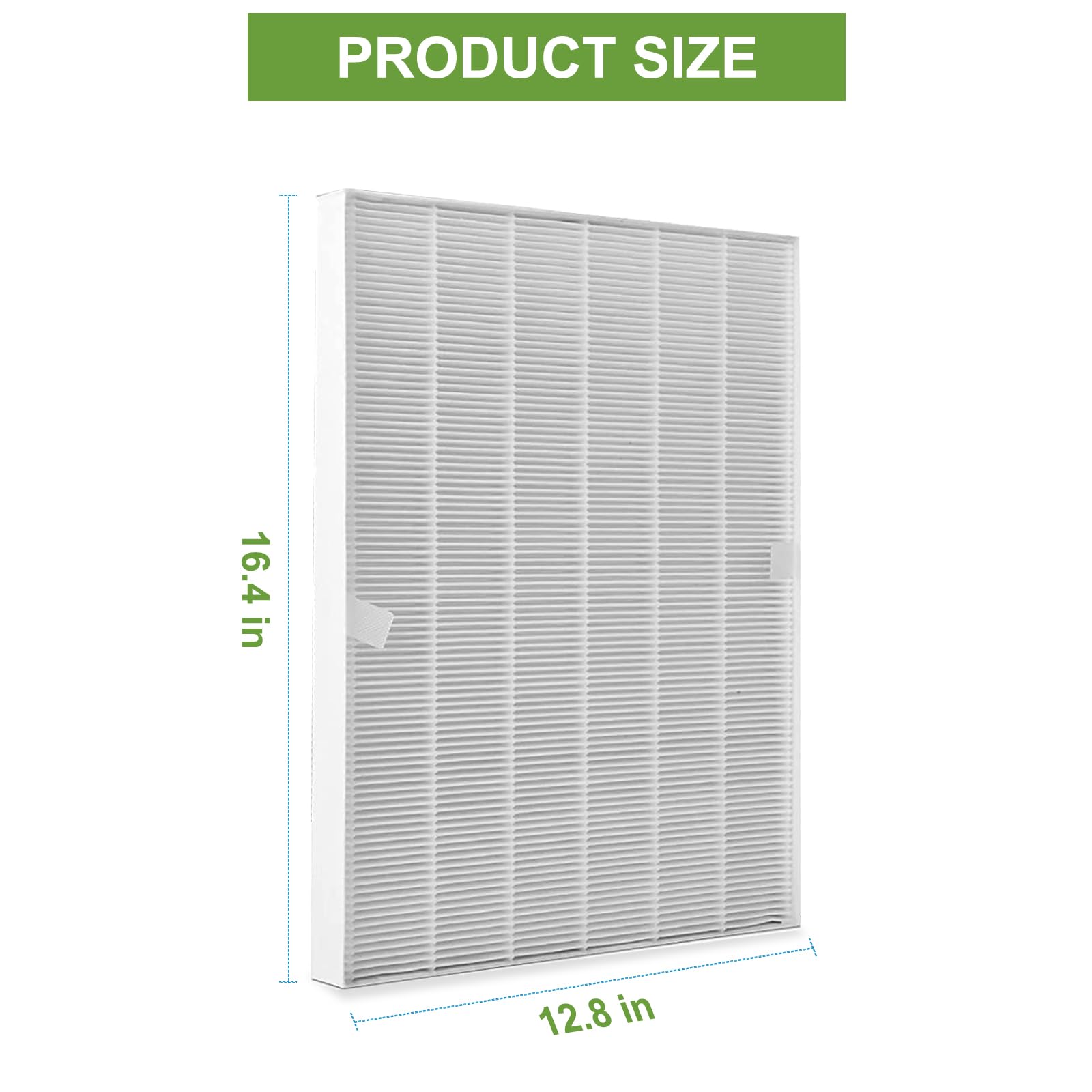 4 Pack 115115 Replacement Filter A Size 21 - Compatible with Winix PlasmaWave C535 5300 5300-2 6300 6300-2 P300 AM90 C909 9800, C535 Filter A