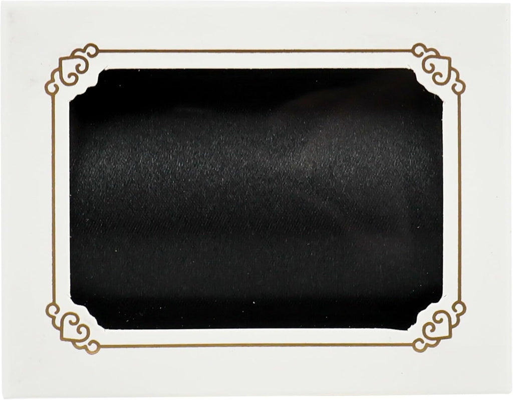 MEEDEE Black Satin Ribbon - Luxurious Double-Faced 3 Inch Wide | 10 Yards for Christmas & Halloween Decor
