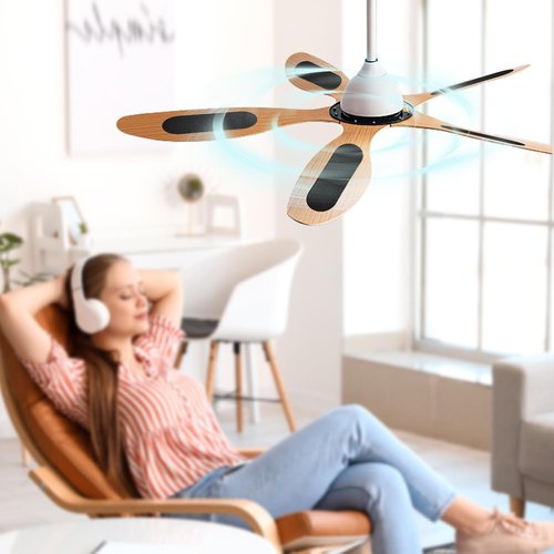 Ceiling Fan Filters for Blades 10 Pcs Activated Carbon Air Filter Easy-Stick Ceiling Fan Blade Filter for Home Office Common Household Contaminants All Fan Blades
