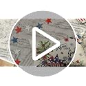 Patriotic Throw Pillow Cover - 12x20 Inch Independence Day Decor
