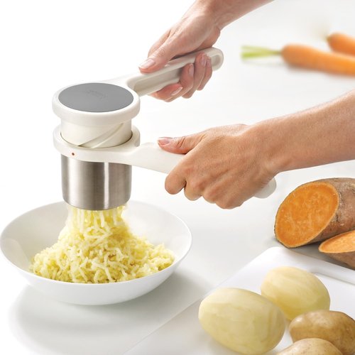 Joseph Joseph Helix Potato Ricer - Ergonomic Twist-Action Masher for Perfect Mashed Potatoes & Purees