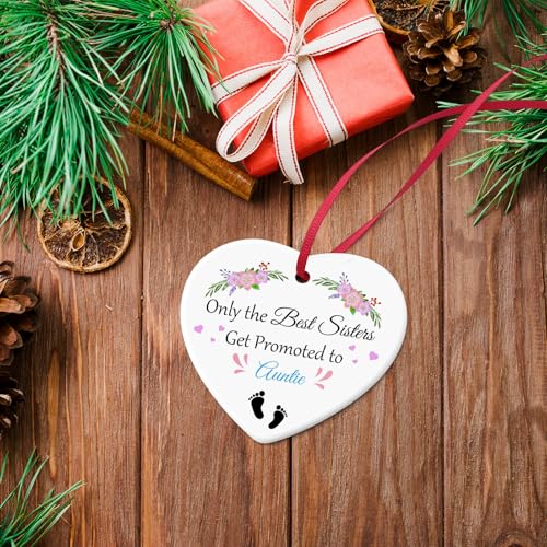 Promoted to Aunt Christmas Ornament - New Auntie Gift