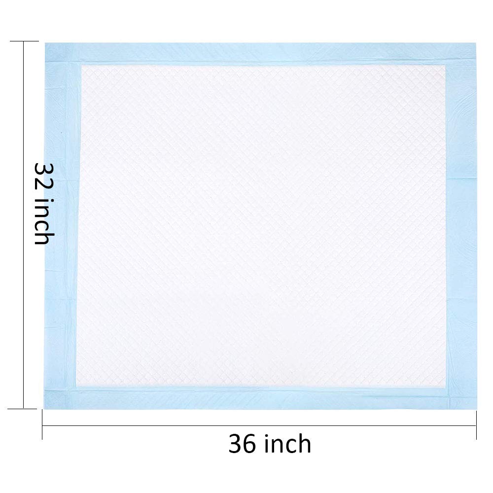 Regine Switzerland Disposable Bed Pads - Extra Large Leak-Proof Underpads (32”x36”, 20 Count)