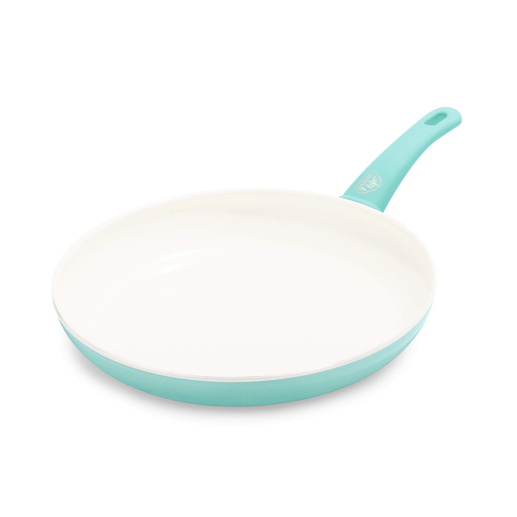 GreenLife 11" Griddle Pan + 12" Frying Pan Bundle | Healthy Ceramic Nonstick Cookware | PFAS-Free
