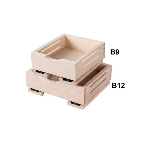 CabinetRTA Wood Pull Out Spice Rack Organizer for Cabinet – 12"(W) x 10"(D) x 4"(H) for Upper Kitchen Cabinets and Pantry Closet, for Spices, Sauces, Canned Food etc…