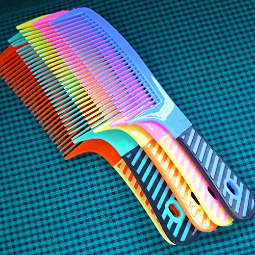 zYoung 5-Piece Hair Comb Set with Handles for Styling and Detangling