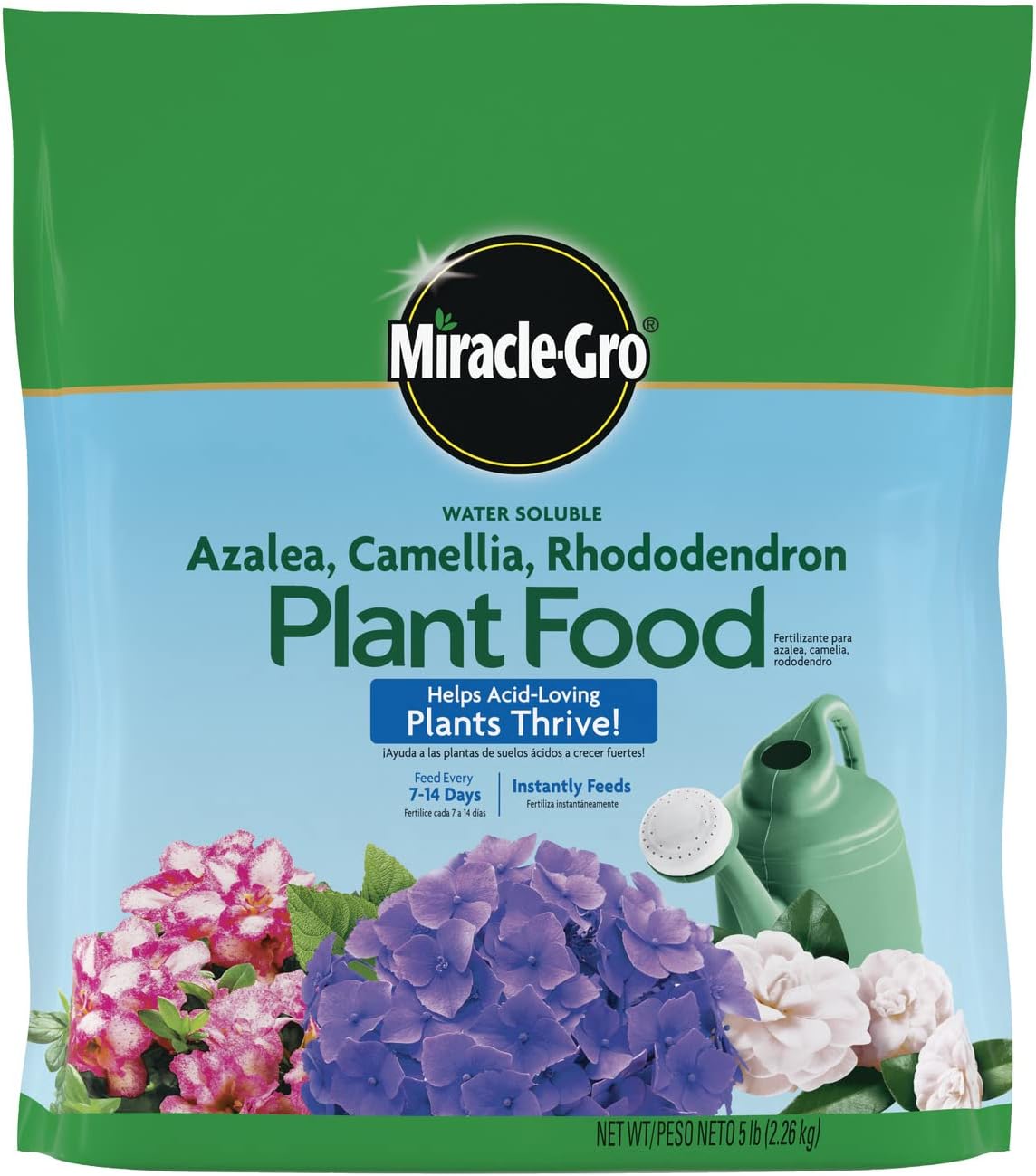 Miracle-Gro Water Soluble Plant Food - Fertilizer for Azaleas, Camellias & Rhododendrons, 5 lb.
