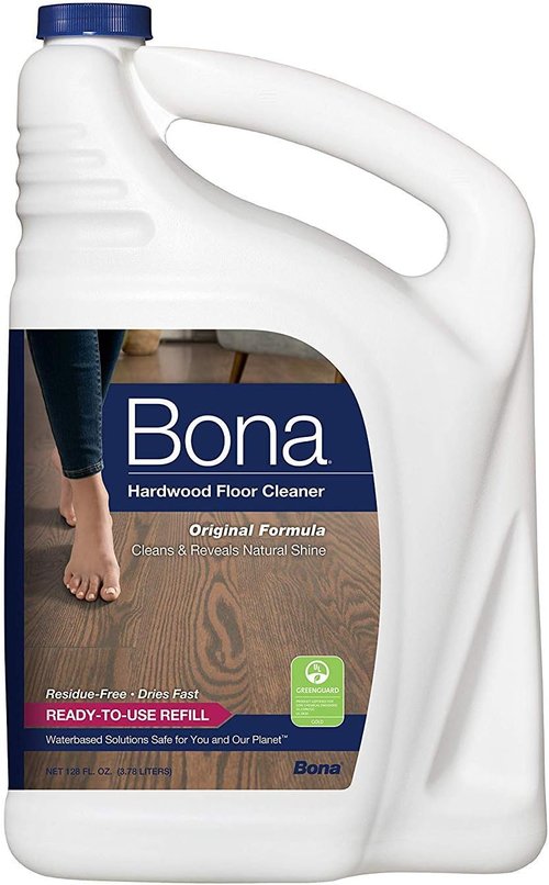 Bona Hardwood Floor Cleaner Refill - 128 Fl Oz | Effective Cleaning Solution for All Wood Floors