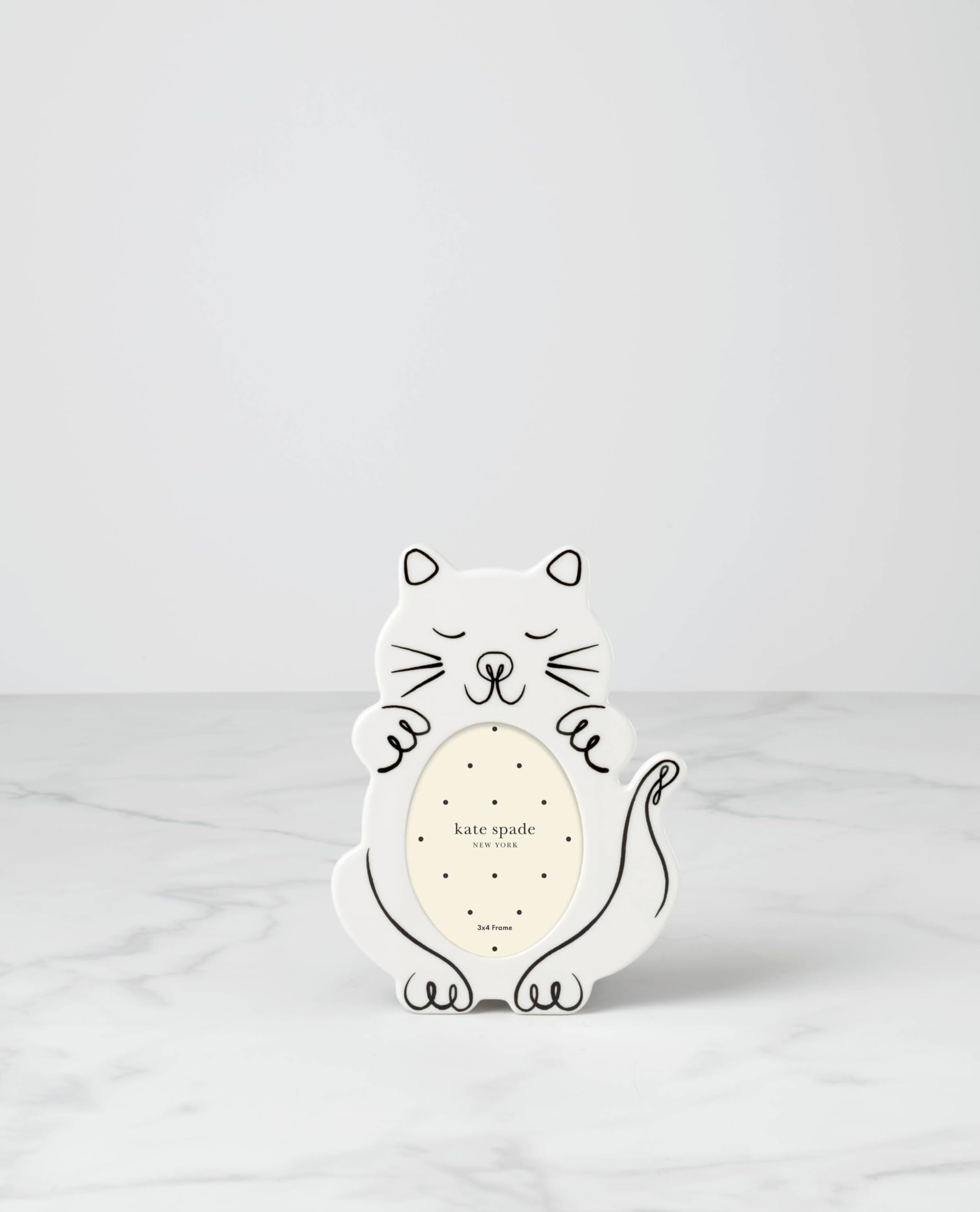 kate spade new york Wild Things 4x3 Cat Picture Frame