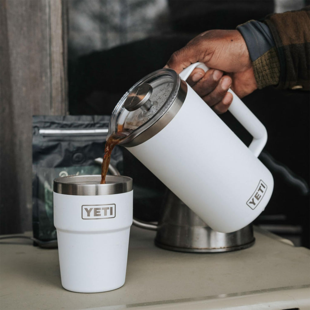 YETI Rambler 34 Oz. French Press Coffee Maker - Durable, Insulated Design in Rescue Red