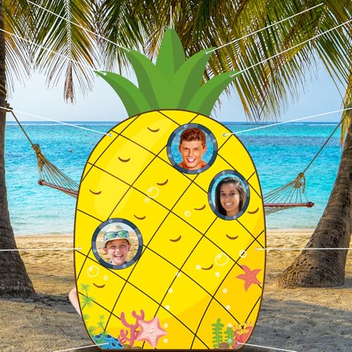 Large Pineapple Photo Booth Backdrop for Summer Parties