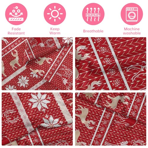 Christmas Blanket 40"x60" - Soft Flannel Holiday Throw for All Ages