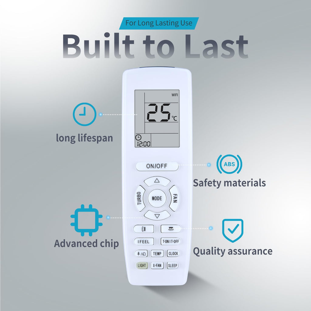 ZWP YAP1F Replace Remote Control for GREE A/C Air Conditioner YB1F2 YB1FA YAP1FF GWHART12SA GWHART09SA GWART12SA GWART09S GWART12S GWART18S GWART24S GWART36S2 GWHART36S2 GWHART09S GWHART12S GWHART18S