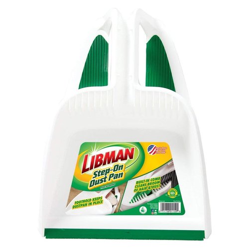 Libman 1150 Step-On Dust Pan with Molded Cleaning Teeth