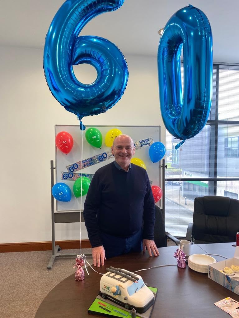 Number Balloons 40 Inch - Navy Blue 0 Balloon for Birthday Decorations | Perfect for Boys and Men