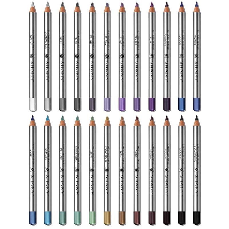 SHANY Slim Liner Eye Pencil - Cotton Creamy Long-Lasting Eyeliner