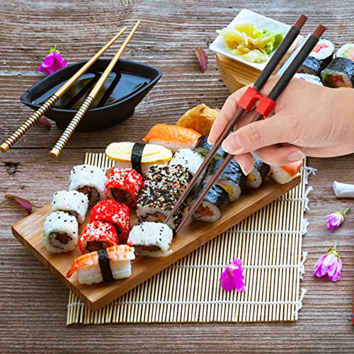 5 Reusable Chopstick Helpers for Beginners - Multicolor Training Aids