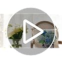 Chinoiserie Floral Throw Pillow Cover 18x18 - Blue & White