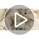 Boho Floral Tufted Throw Pillow Cover 18"x18" - Cotton Cushion for Sofa & Bed (Flower E)