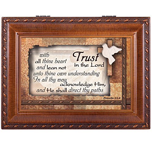 Musical Jewelry Box with Photos - Plays How Great Thou Art - Gift Decor