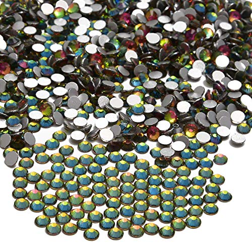 NCB Glass Nail Rhinestones 3000pcs SS3 Vitrail Medium Flatback Crystals