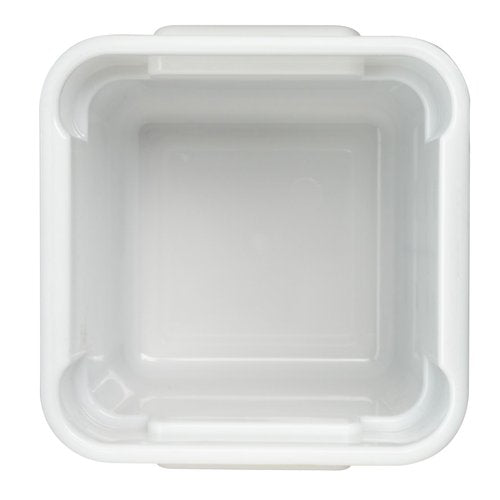 Winco Square Storage Container, 4-Quart, White