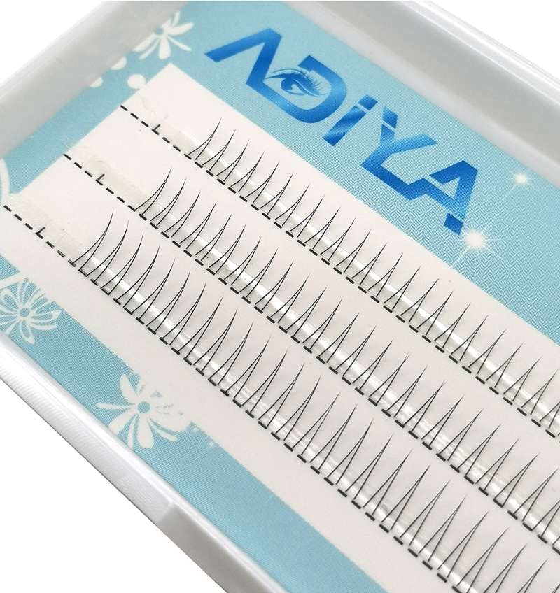 Adiya V Shape Lower Eyelash Extensions J Curl 0.07mm Natural Handmade