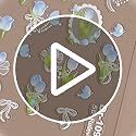Floral Nail Art Stickers 3 Sheets Embossed Tulip Spring Manicure Decals