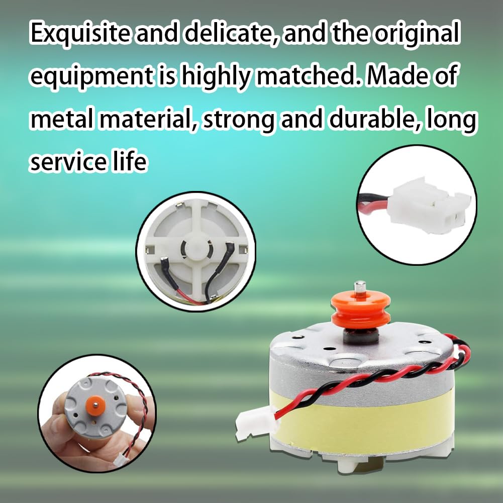 Ytaland Lidar Motor for Xiaomi Roborock S5 S5 MAX S6 Pure S6 MAXV S60 S65 S50 E20 E25 E35, Mini Power Lead Plug Robot Distance Sensor Robot Metal LDS Replacement Parts with Cable