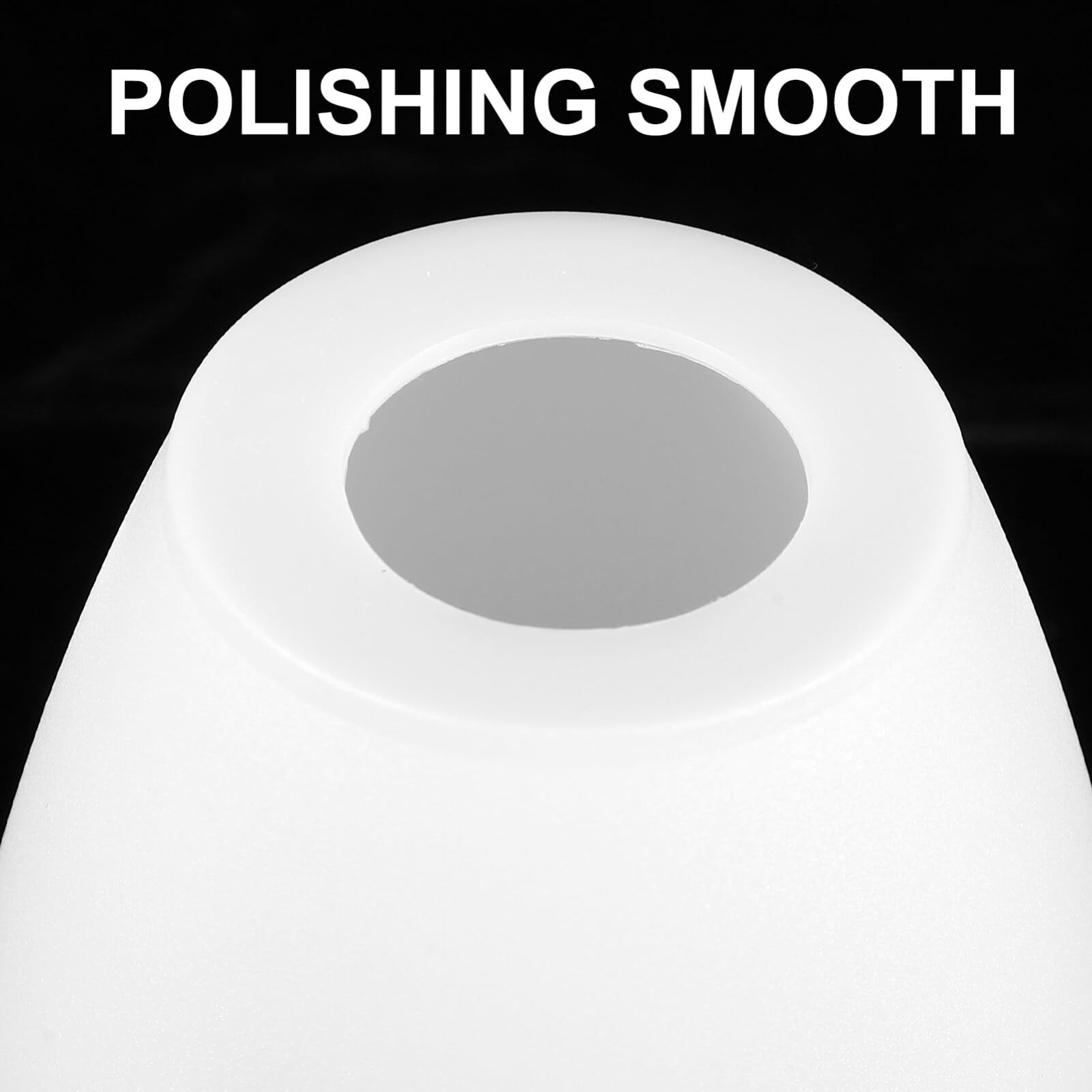 Holibanna Table Lamp Shade Replacement 4-Pack Plastic Flat Head Lamp Cover Dome Shape Light Shades for Bedroom Living Room Home Lighting
