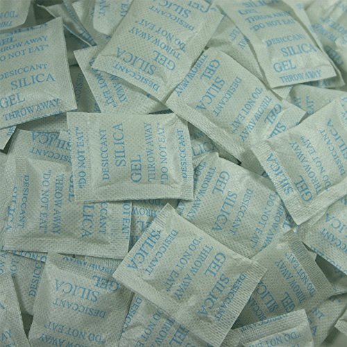 Premium Silica Gel Desiccant Packs - 100 Packets, 2g Each for Moisture Control