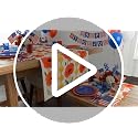 Patriotic Table Runner for 4th of July & Memorial Day - OHOME